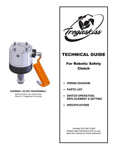 Robotic Safety Clutch Tregaskiss AS-720 W/cord coiled