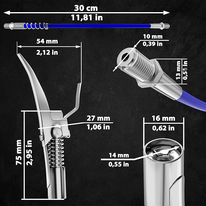 Heavy Duty Technically Advanced Grease Gun Coupler